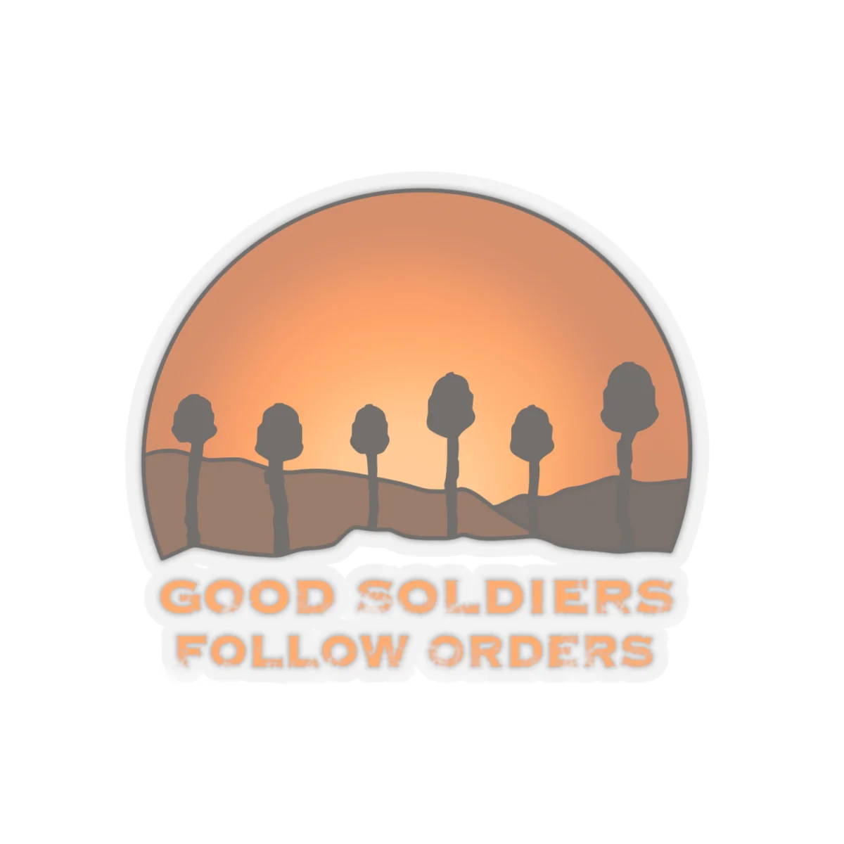Good Soldiers Kiss Cut Stickers - Image 5