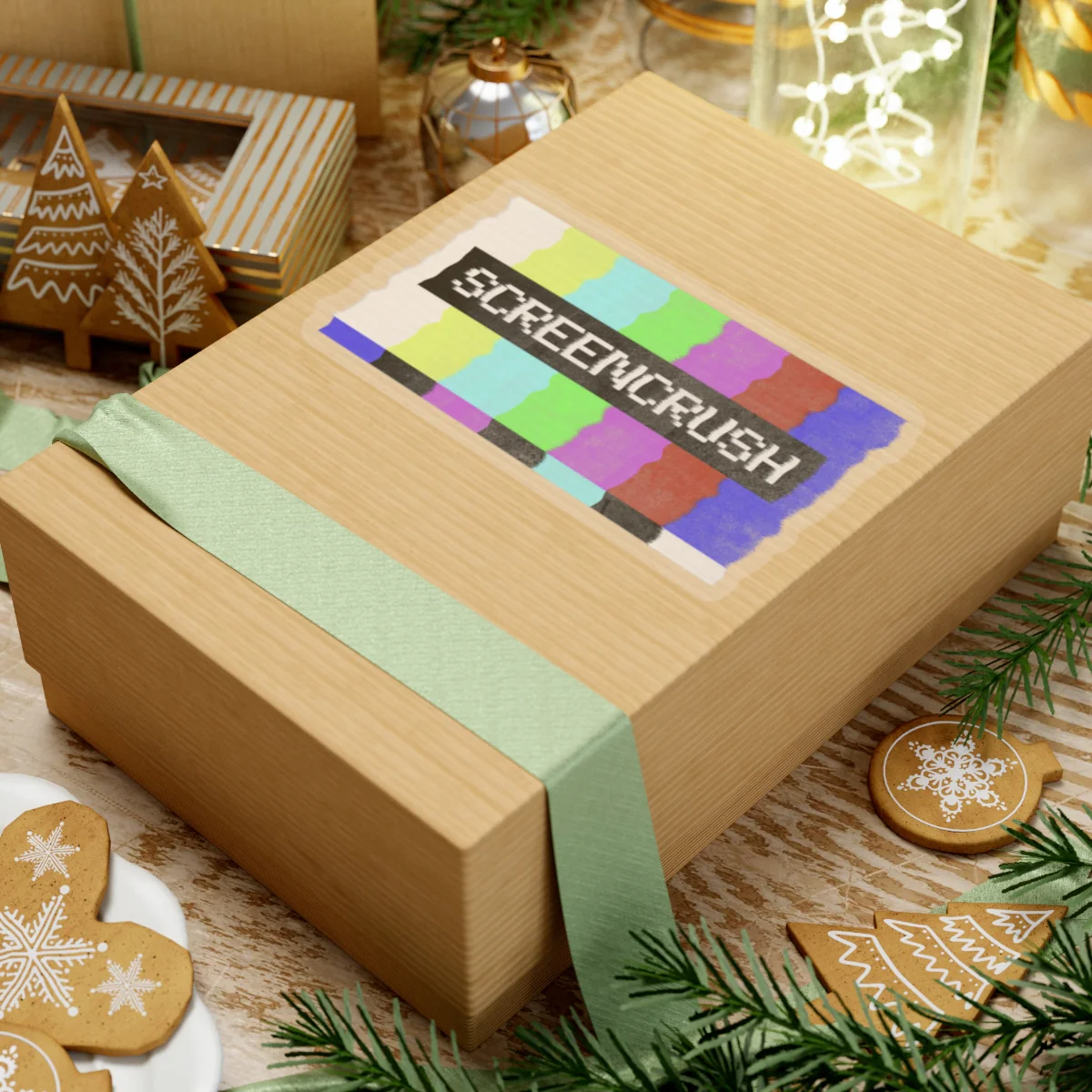 Screencrush Color Bars Kiss Cut Stickers - Image 22