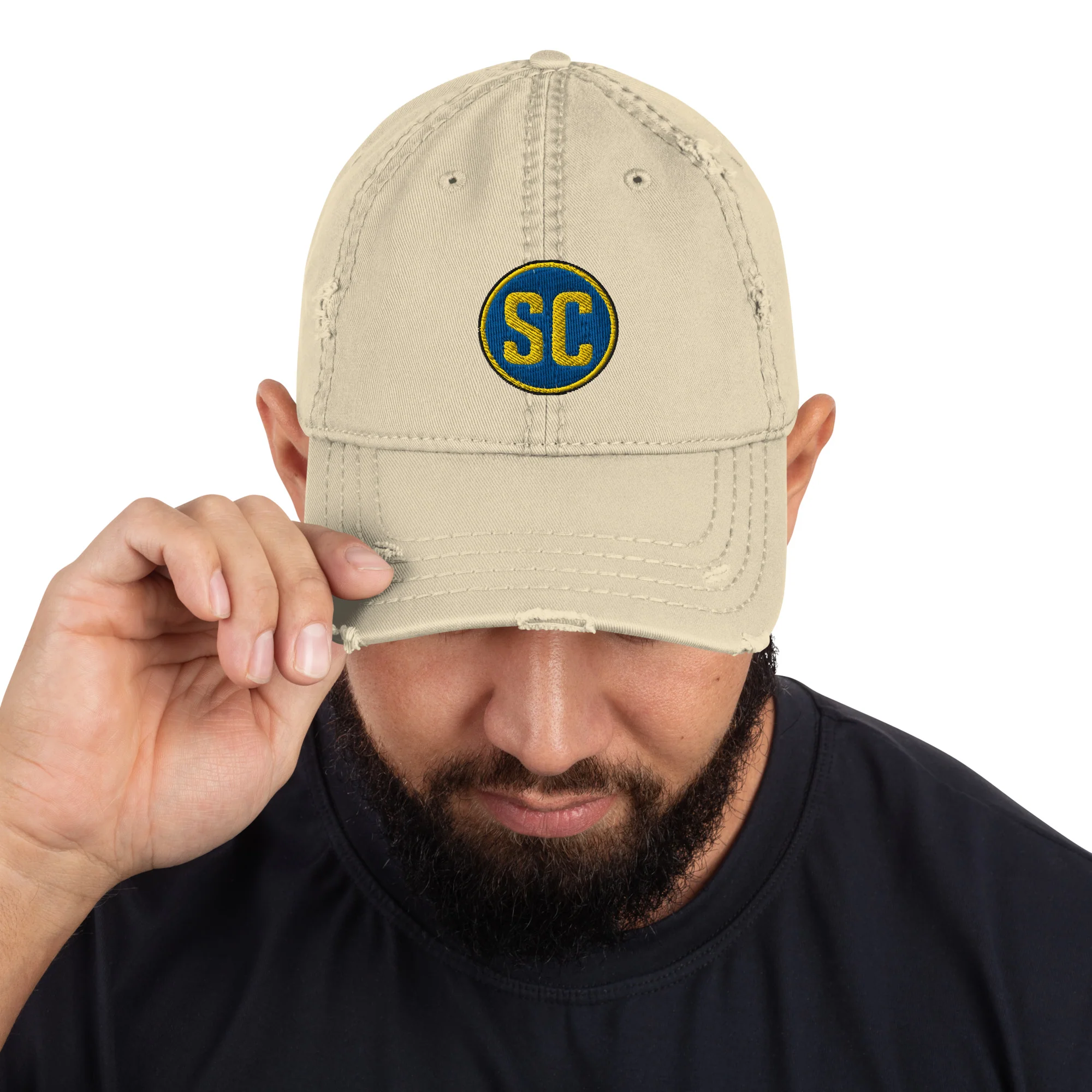 Screencrush Distressed Dad Hat - Image 4