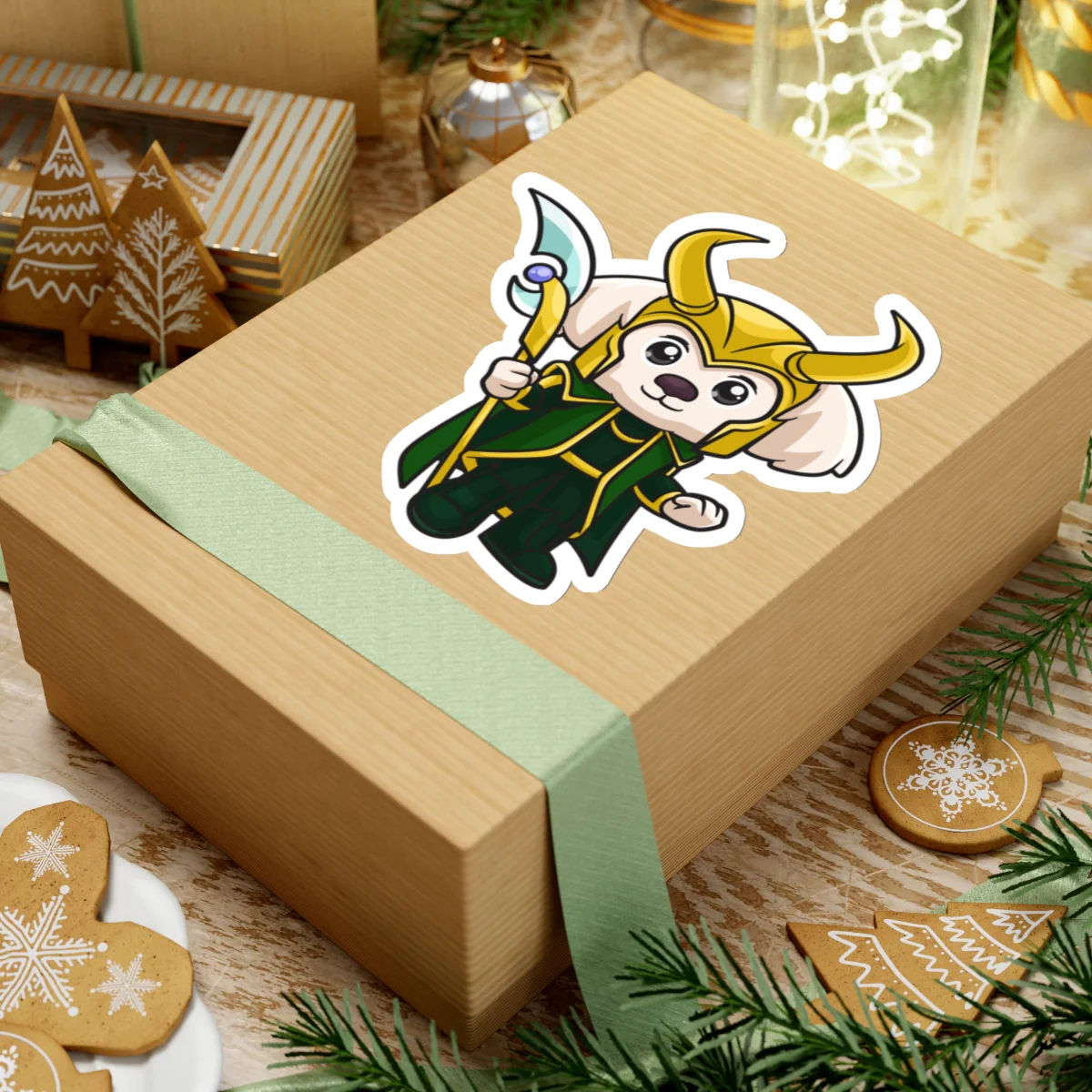 Trickster God Doug Kiss Cut Stickers - Image 24